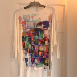 Lisette multicolored jersey top
